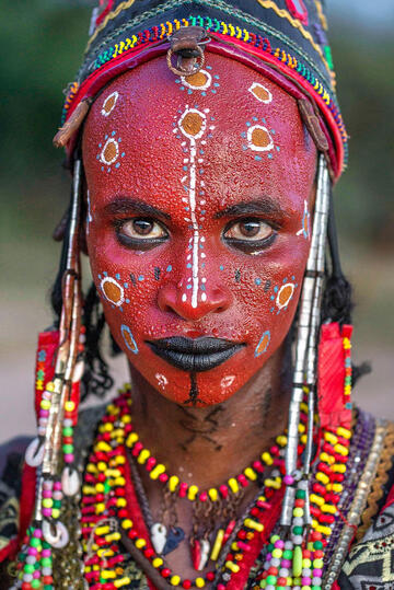 Till Last Drop Portrait of a Sudosukai - Wodaabe man during the Gerewol festival Buy Print