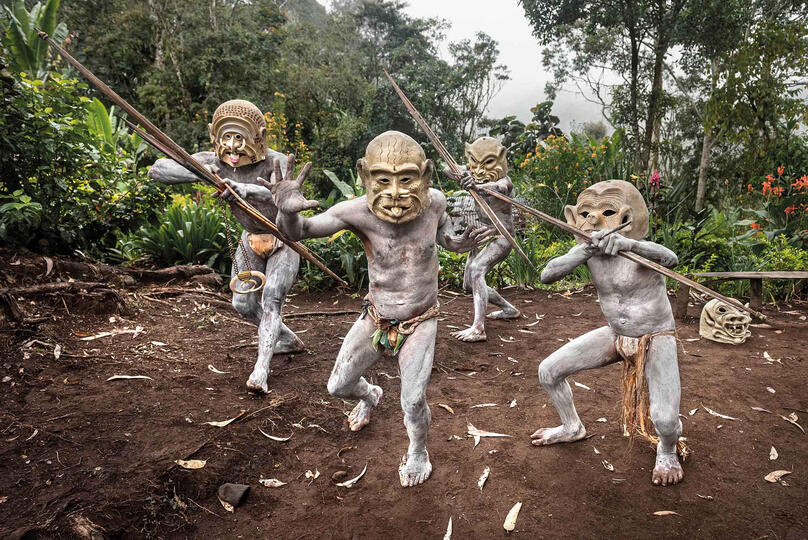 We Are Asaro Group of Asaro Mudmen Buy Print