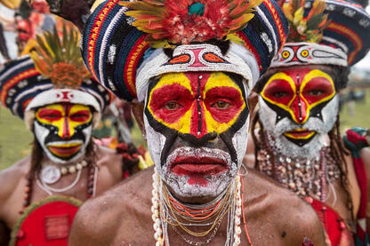 Tambul Tribesmen Portrait of Tambul tribesmen Buy Print