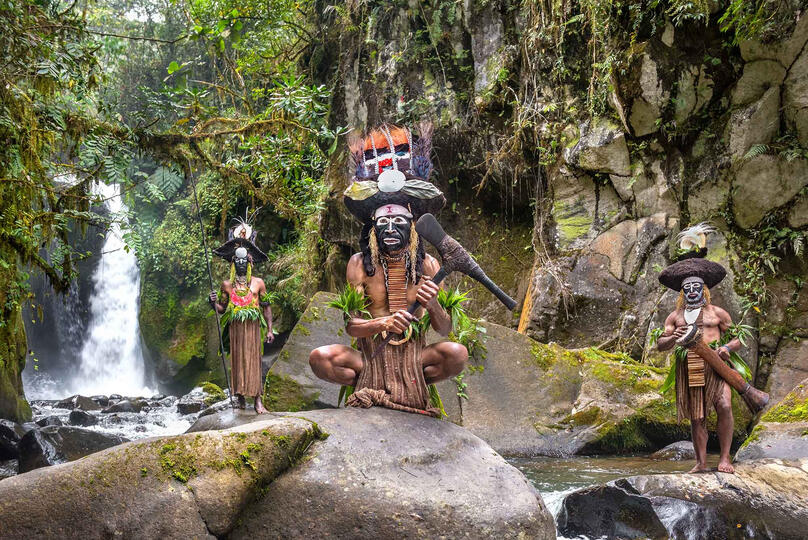 The Keeper of the Forest Group of Kutumb Tambul tribesmen Buy Print