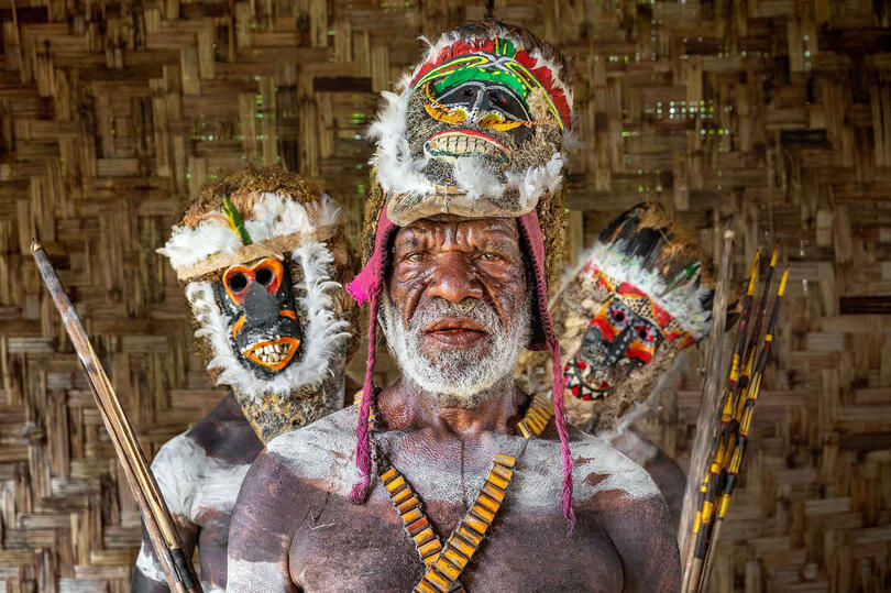 Korokuwe Tribe Group of Asaro Korokuwe people Buy Print