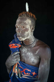 Mundari Tribesman Portrait of a Mundari tribesman © Roberto Pazzi