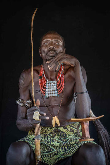 Larim Tribesman Portrait of a Larim tribesman Buy Print
