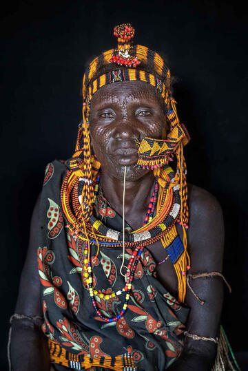 Jie Woman Portrait of a Jie woman Buy Print