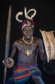 Larim Warrior Portrait of a Larim tribesman © Roberto Pazzi
