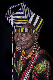 Elderly Jie Woman Portrait of an elderly Jie woman © Roberto Pazzi
