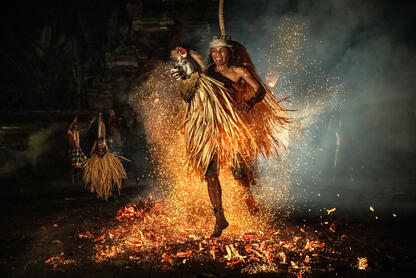 Sacred Fire Horse Dance A moment during the Sacred Fire horse dance © Roberto Pazzi