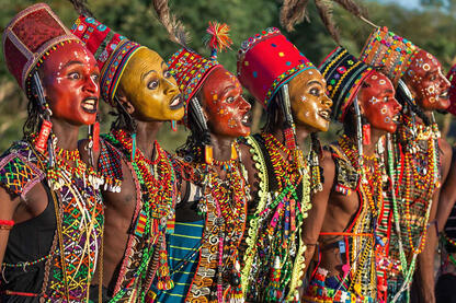 Courtship Dance Sudosukai - Wodaabe people celebrating the Gerewol festival Buy Now