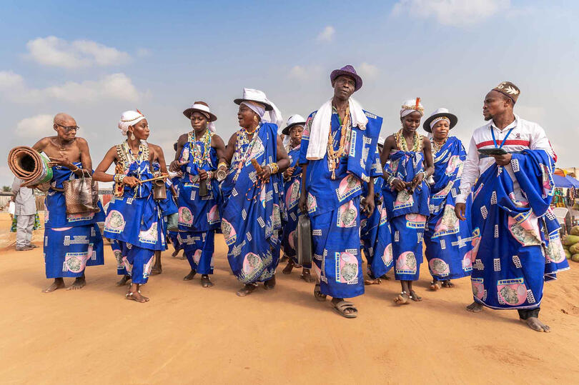 The Water Deity Devotees for the Vodun Mami Wata © Roberto Pazzi