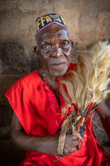 The Elderly Priest Portrait of an elderly priest of the Temple of the Tunder © Roberto Pazzi