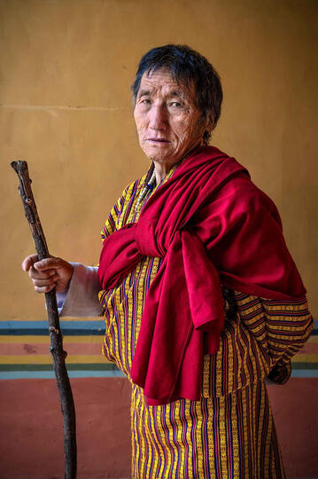The Devout Portrait of an elderly man © Roberto Pazzi