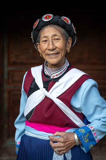 Tibetan Woman Portrait of an elderly Tibetan woman © Roberto Pazzi