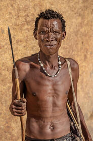 San Tribesman Portrait of a San tribesman © Roberto Pazzi