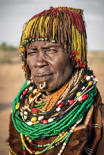 The Queen Portrait of a Nyangatom woman © Roberto Pazzi