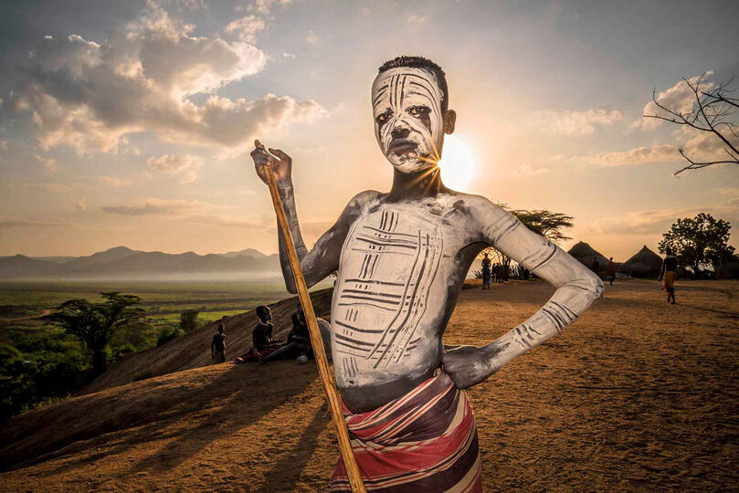 The Child of the Sun Portrait of a Kara child Buy Print
