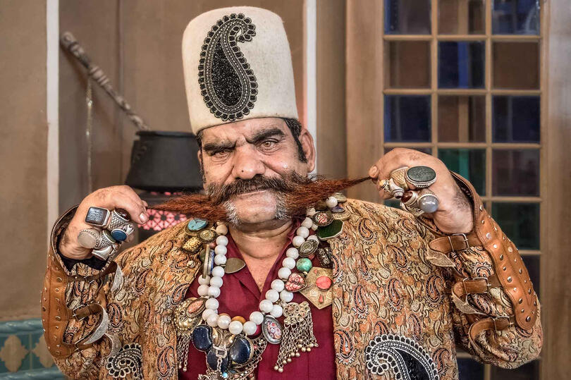 The Shah Portrait of a man in historical attire Buy Print