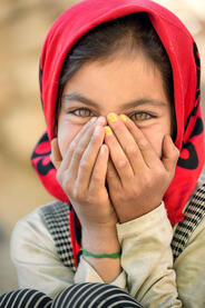 Colorful Smile Portrait of a child © Roberto Pazzi