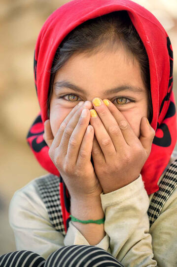 Colorful Smile Portrait of a child Buy Print