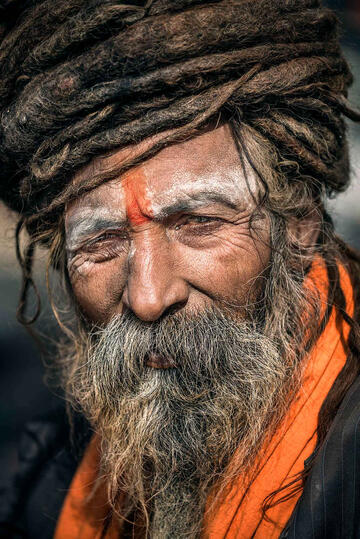 Ascetic Life Portrait of a sadhu © Roberto Pazzi