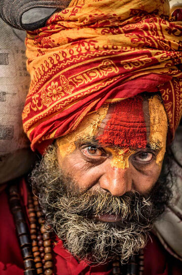Sadhu's Life Portrait of a sadhu © Roberto Pazzi