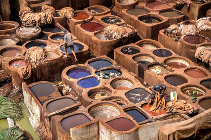 The Tannery The daily activities in a traditional Moroccan tannery © Roberto Pazzi